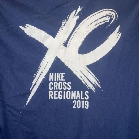New with Tags Nike Dri Fit Cross Regionals cotton long sleeve T Women’s XS Navy - Picture 6 of 11